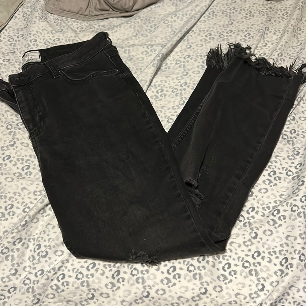Free People Frayed Raw Hem Jeans - 29 - Picture 1 of 5